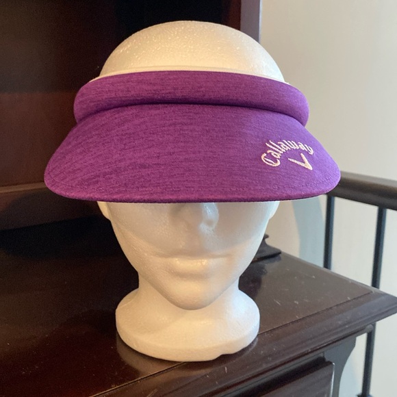 Callaway Women’s Visor - Purple, White with black lining - Picture 1 of 5